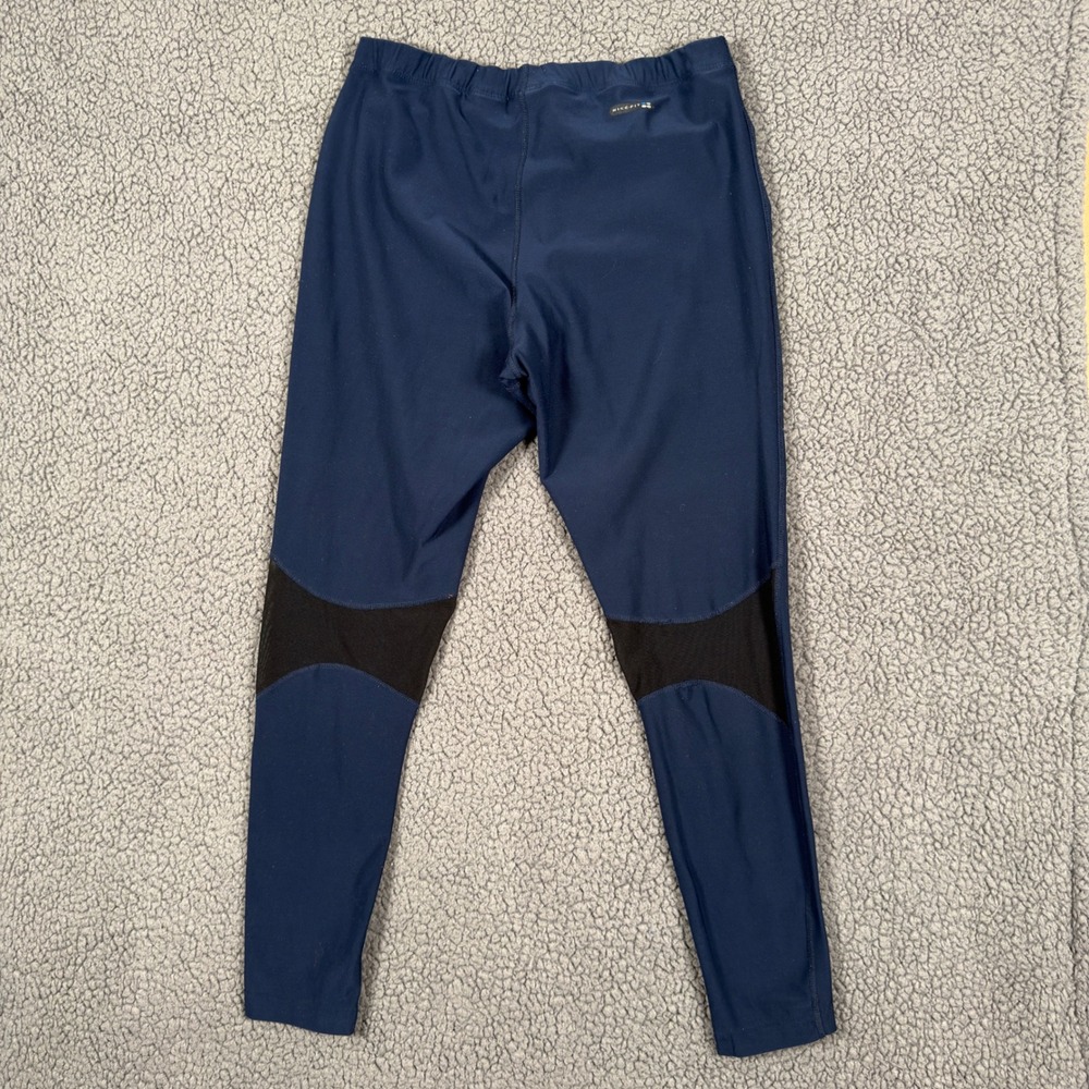 VTG Nike Fit Leggings Womens XL (16-18) Running Training Tights Mesh Panel Gym